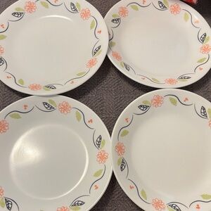 Corelle Tangerine Pattern Saucer, 7 inches